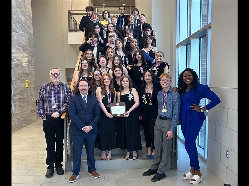 Last week, we competed in our first one act competition of the season! Zone is done, and this Tuesday we host our district at HHS! At zone, we came home with: • Overall Best Tech Crew • Owen Runk won Outstanding Technician • Sariyah Greenwood, Emma Lansdale, and Austin Womack won Honorable Mention